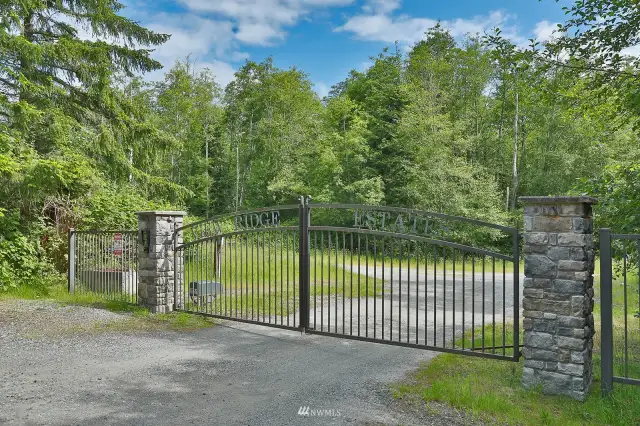 View Ridge Estates is a gated community.  Please park outside of gate and walk in to view property.