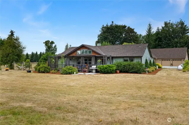 Rear View of Main House