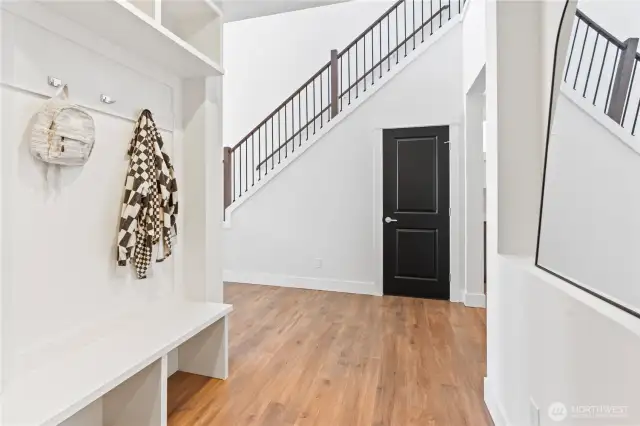 Mud room upon entry