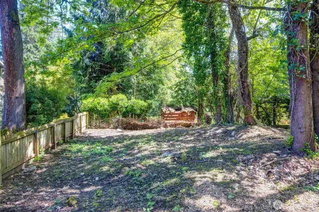 Come walk the property to see the potential! It's completely level in all the right areas! This is the approximate northern property boundary. Note, the cyclone fences do not necessarily follow the property lines. Buyer to verify exact property lines on all sides.