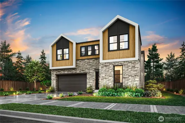 Exterior Rendering for marketing purposes only.