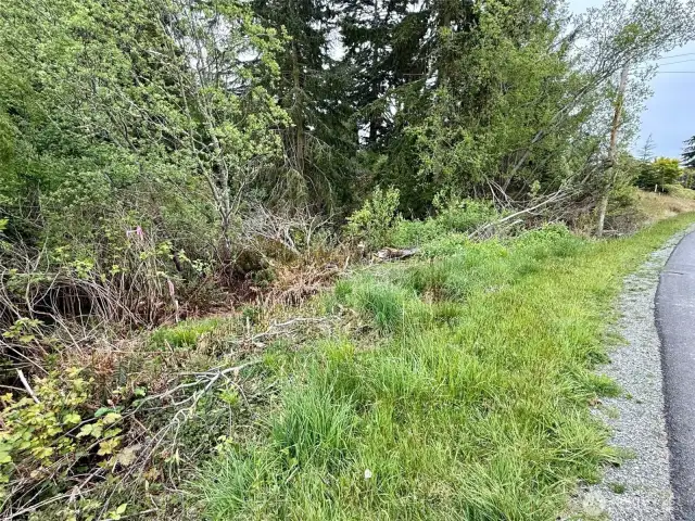 NW Corner looking S down road