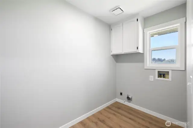 Laundry and Mud Room just off of garage enterance