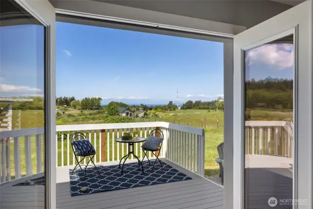 French Doors leading to back deck