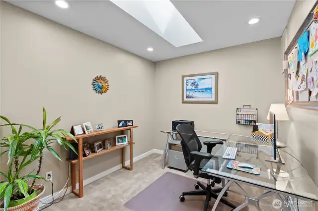Loft/office with skylight
