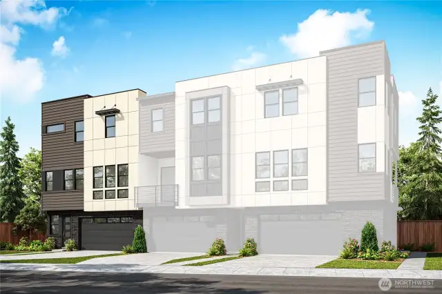 Exterior Rendering- For marketing purposes only. Colors and features may vary