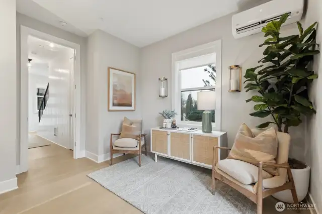 Lower floor bedroom sitting area (Facade, Ext Colors, Interior Photos & Floor Plans for illustrative purposes only. Actual Facade, Ext Colors, Interiors & Floor Plans may differ.)