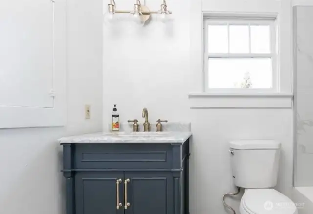 remodeled bathroom - vanity