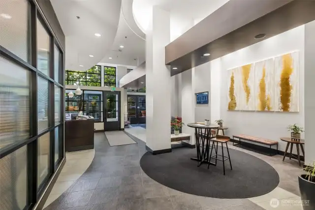 Impress your guests in style. The Vine’s spacious lobby offers elegant seating and a welcoming ambiance while they wait.