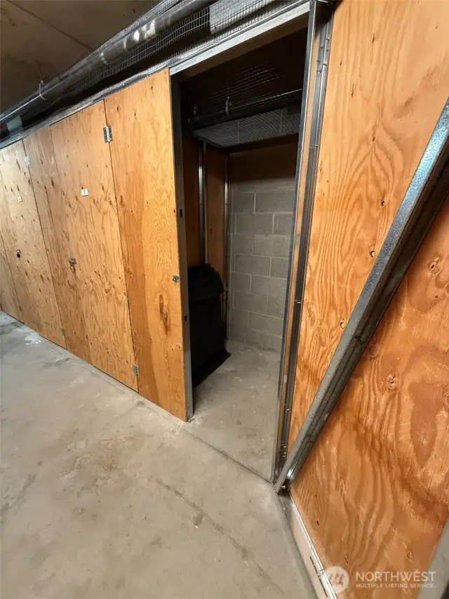 Extra space made easy—private, deeded storage unit dedicated to Unit 655 for all your extra belongings.