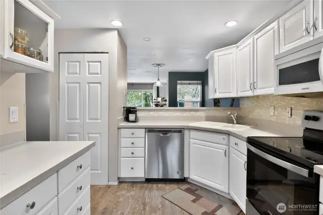 The Kitchen with huge cut-out for Functional FLow!