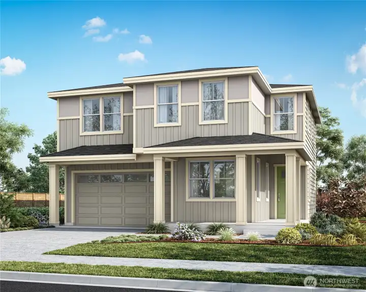 Digital Rendering. Colors may vary. See site agent for details.