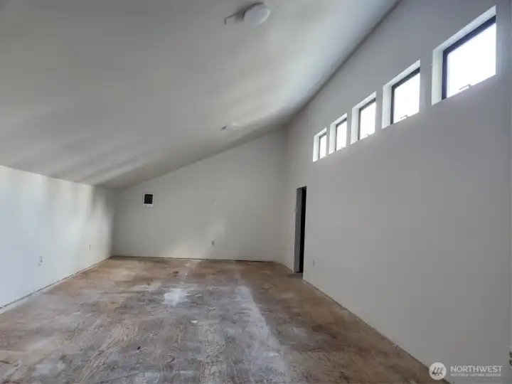 Finished loft in the garage