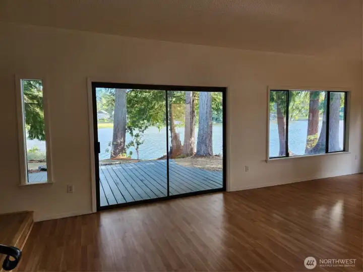 Beautiful view from the living room.