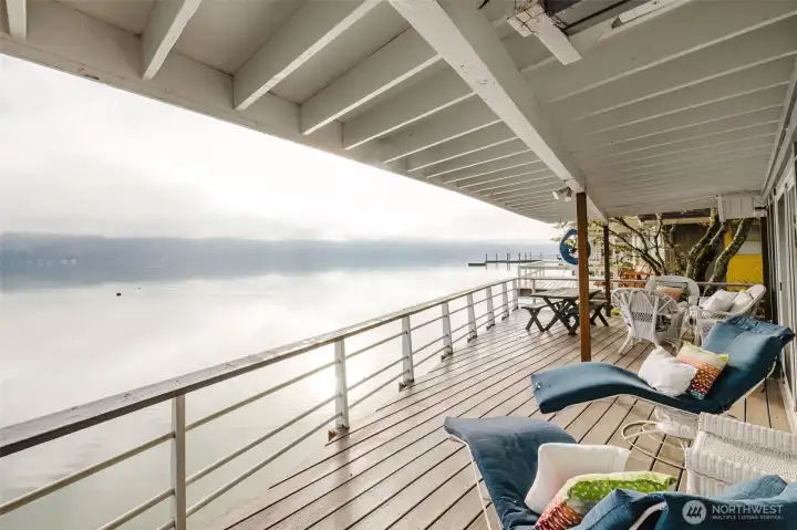 Cloudy Day looking SW