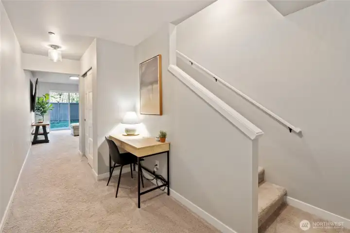 Downstairs hallway