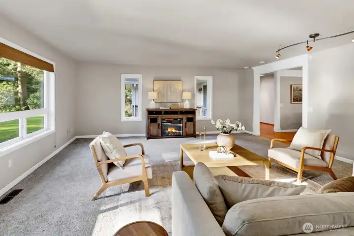 Multipurpose family room.