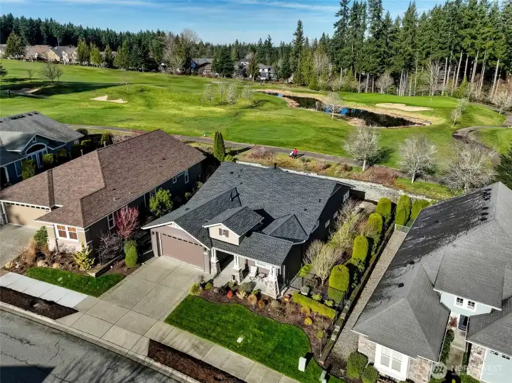 This home has an A+ location close to the      clubhouse and there are sidewalks on both  sides of the street.