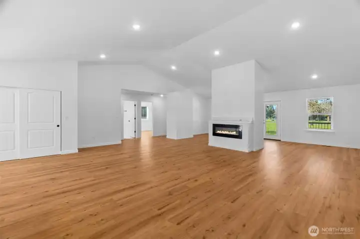 Looking towards front of home