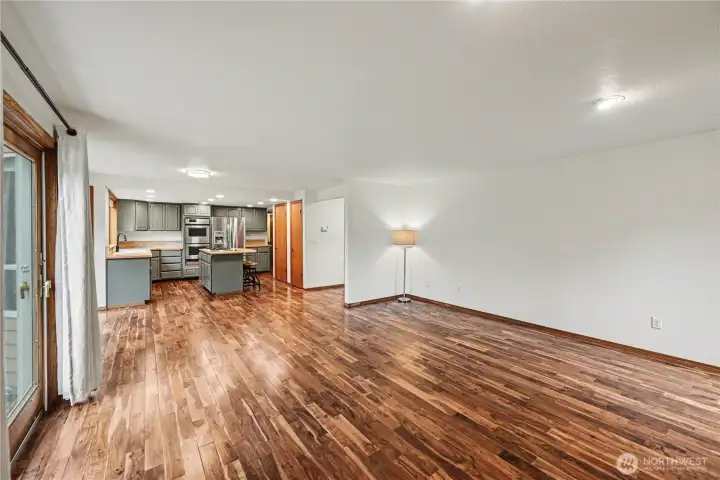 Enjoy effortless flow in the open layout, where living, dining, and kitchen spaces come together for easy living and entertaining.