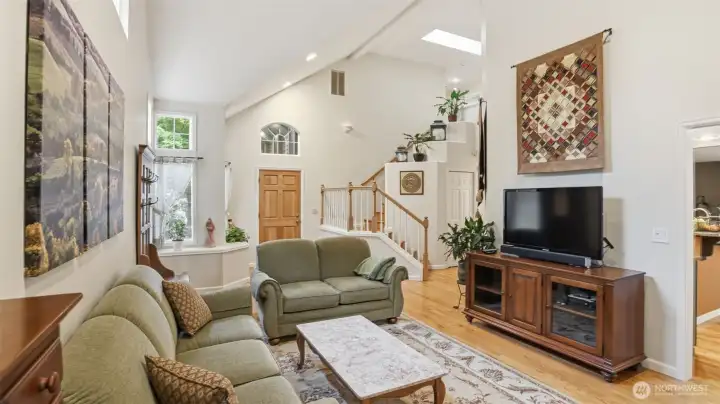 The living room is spacious and well designed.