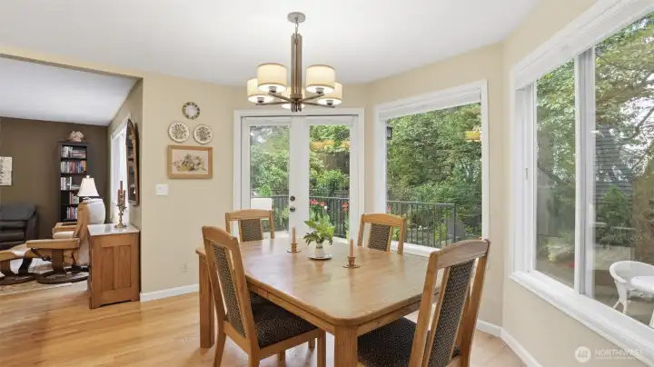 A different view of how the house works so well with the outdoors.