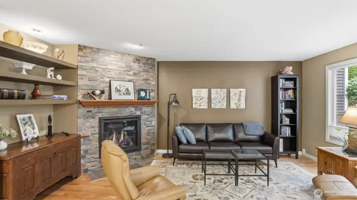 A different view of the family room.