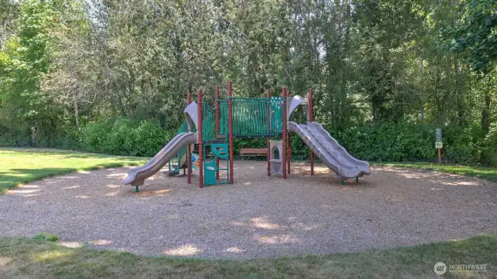 One of the many parks and play areas all over Klahanie.