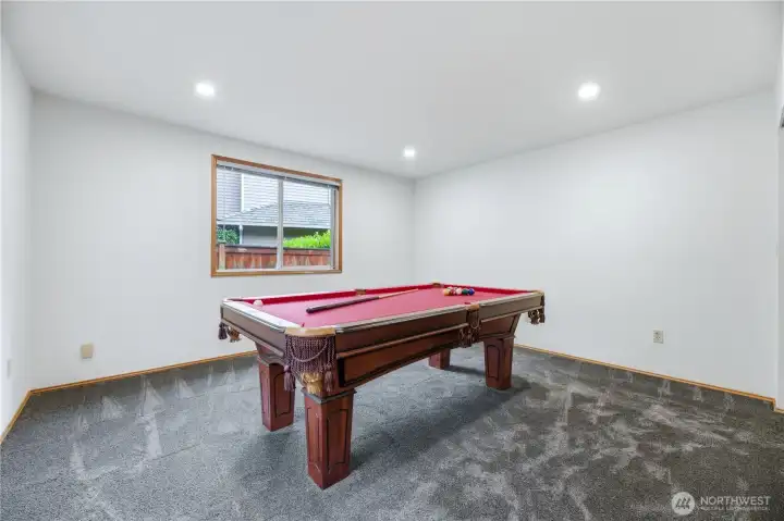 Bedroom 1 Main Floor Currently Used As A Pool Room
