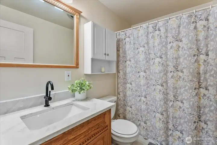 Upper level bathroom Upper level bathroom