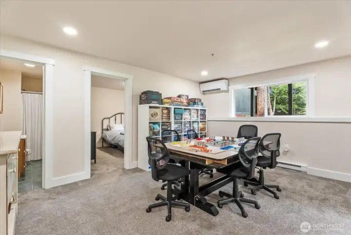 Open space with view to bedroom & bathroom Open space with view to bedroom & bathroom