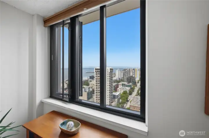 Here's the view from your bedroom window.