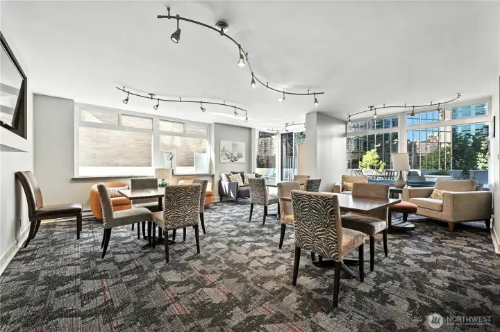 Club/party room complete with a kitchen to cater & provide food.