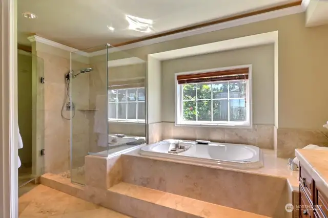 No time for a relaxing bath?  This full glass shower is perfect for those busy days!