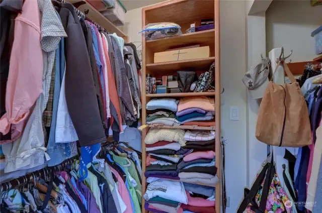 Walk-in Closet with Built in Accessories