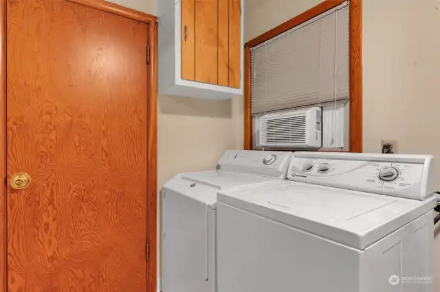 Laundry room. Washer & dryer included.