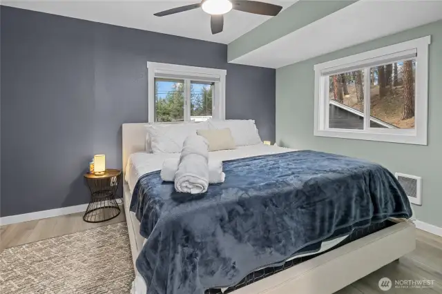Primary Bedroom has large closet private bath.