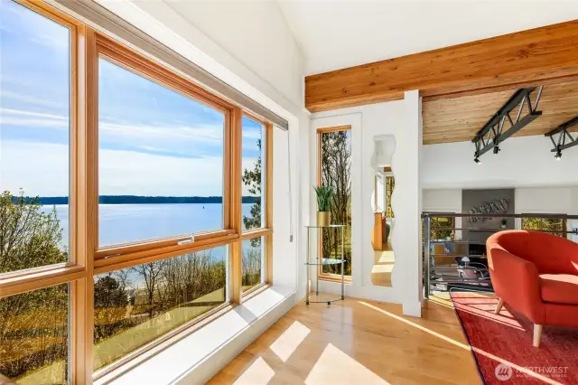 Good luck leaving your bedroom with views like this!