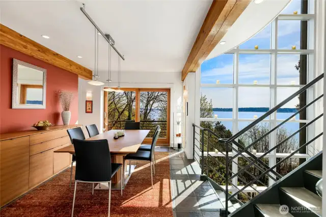 The ideal dining area. Dinner party anyone?