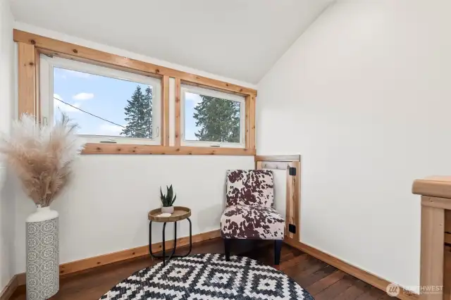 One of the two open loft areas. Would make a great little office