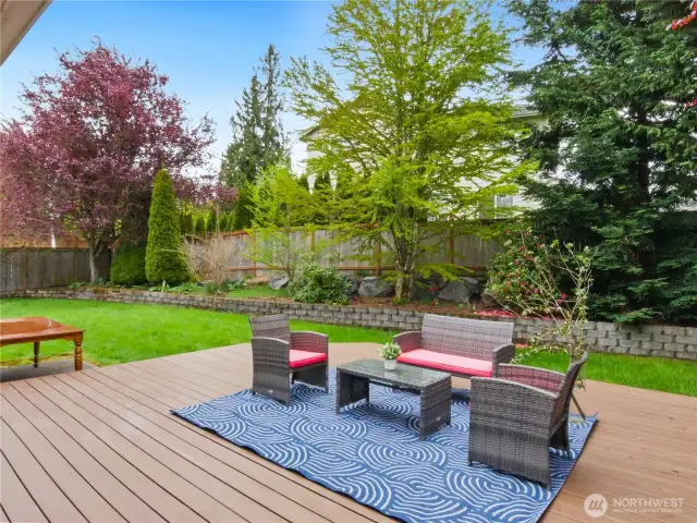 Room to play, relax, or garden