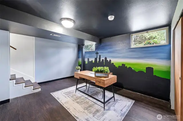 BONUS ROOM/OFFICE IN BASEMENT