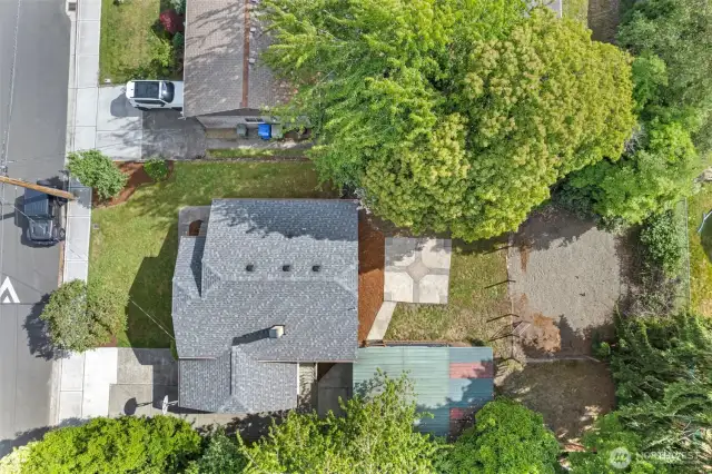 OVERHEAD VIEW OF HOME
