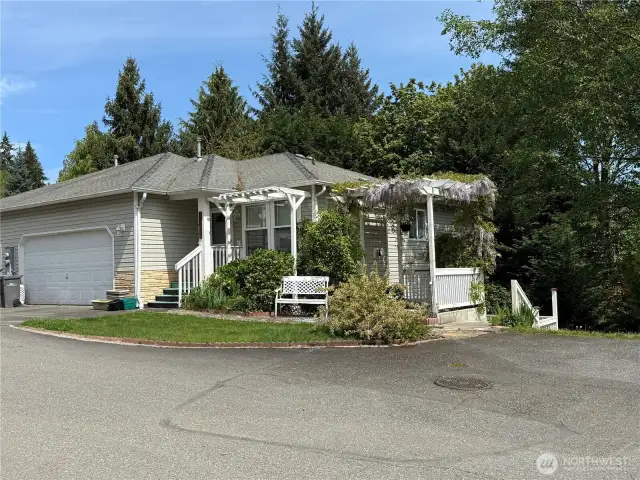 This is a very unique property with primary bedroom on main level and 2 bedrooms, another full bath, more storage and a large bonus room in the daylight basement as well as a sliding door and deck.