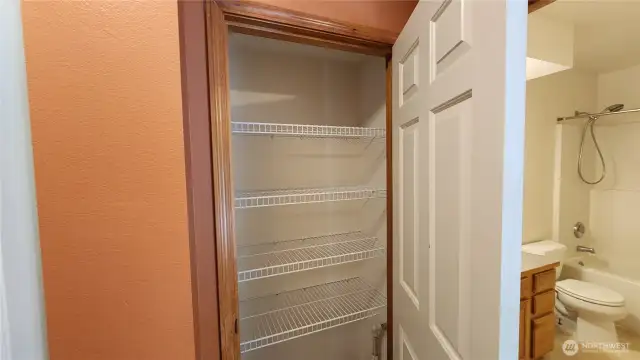 More storage downstairs...