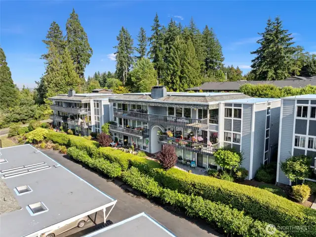 Top floor view condo.