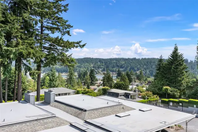 Enjoy the Harbor views from your spacious deck.