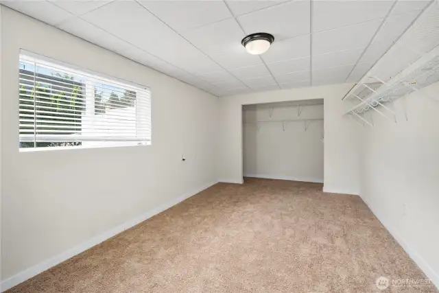 Bedroom 5 in basement
