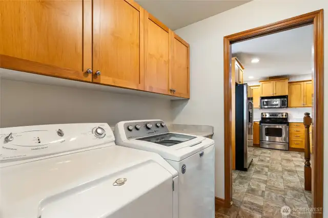 Laundry room on main floor