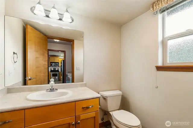 Half bath on main floor